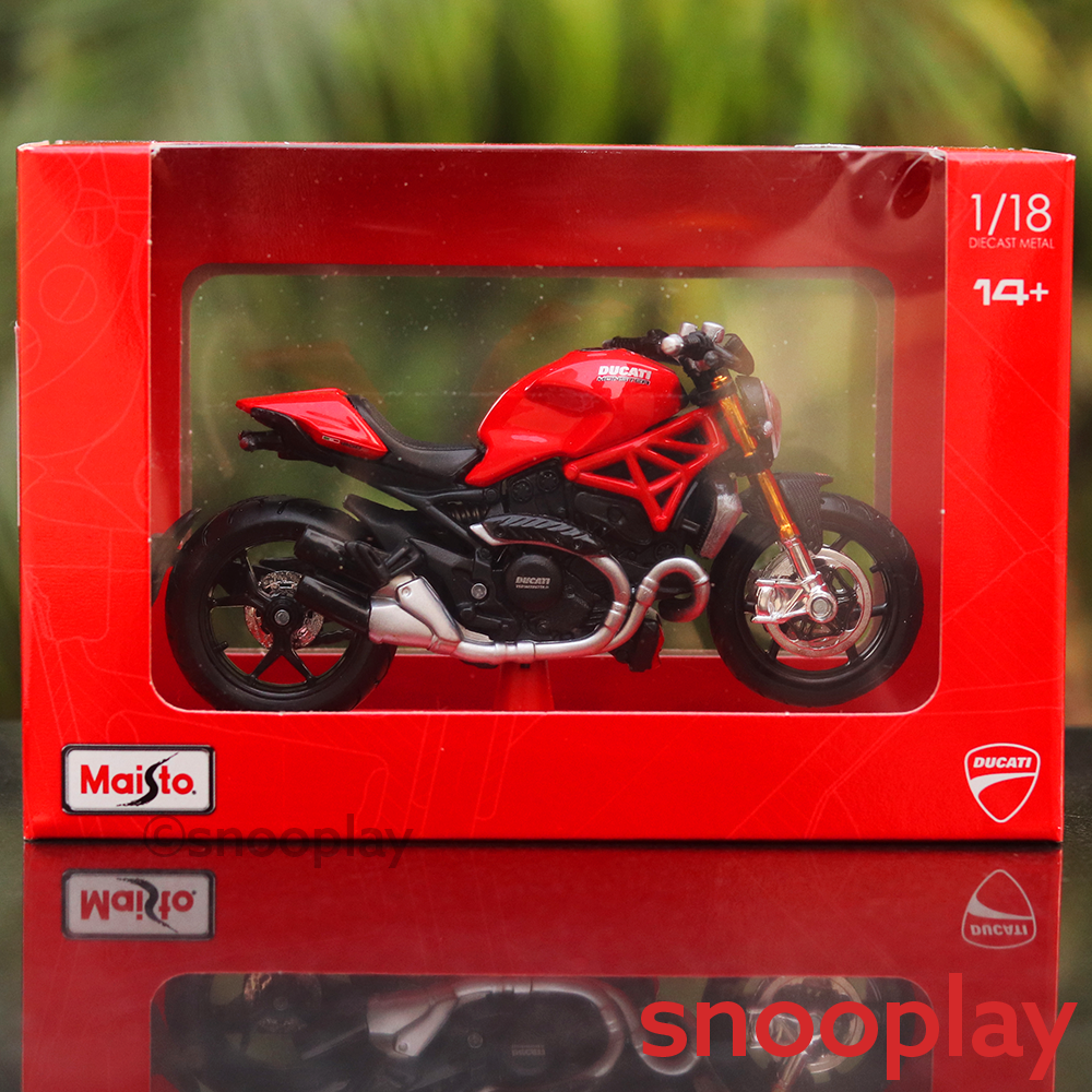 Licensed Ducati Monster 1200S Bike Scale Model 1:18