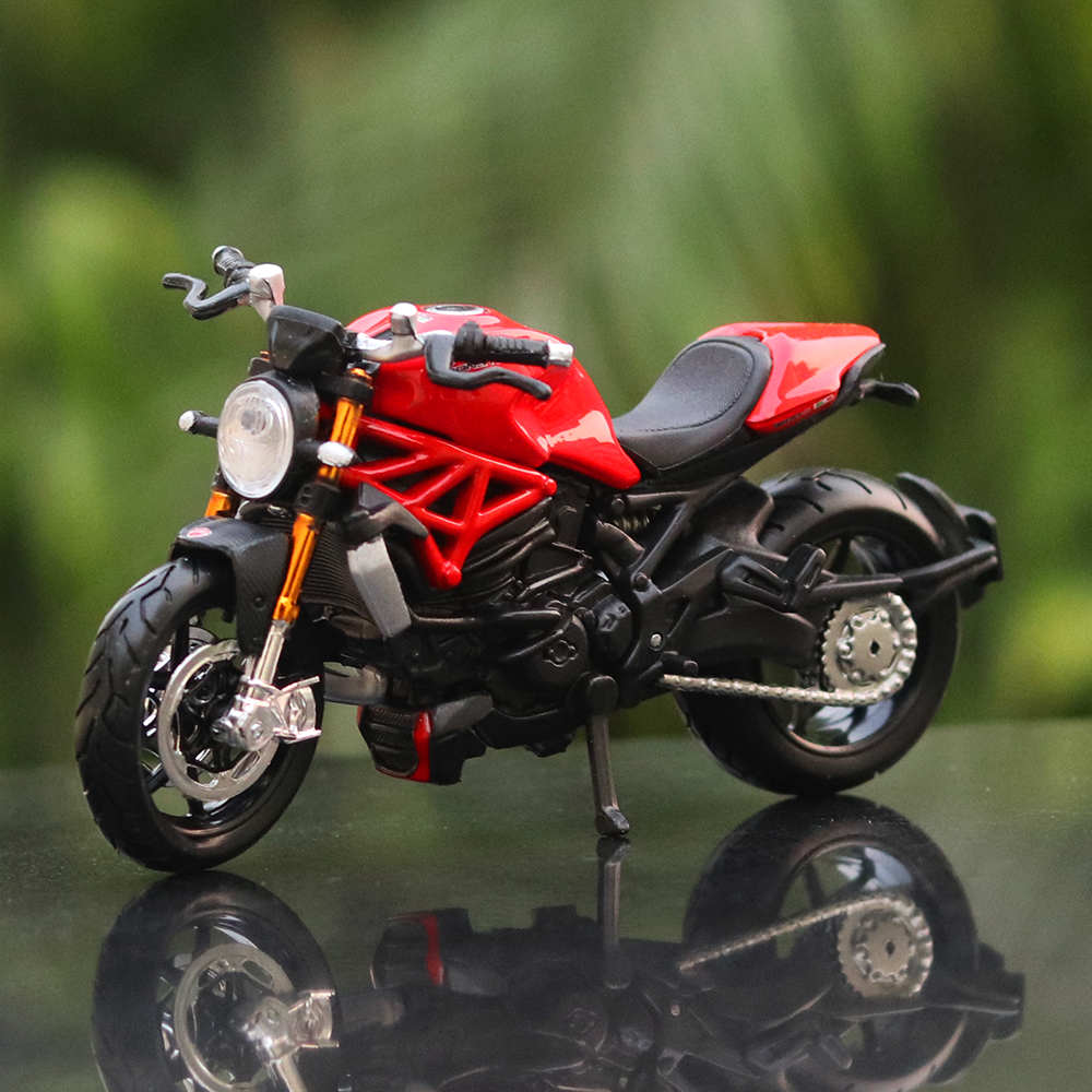 Licensed Ducati Monster 1200S Bike Scale Model 1:18