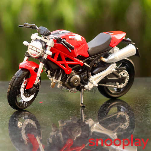 Maisto Original Licensed Ducati Monster 696 Diecast Bike | 1:18 Scale (14 Years till Grown Ups)