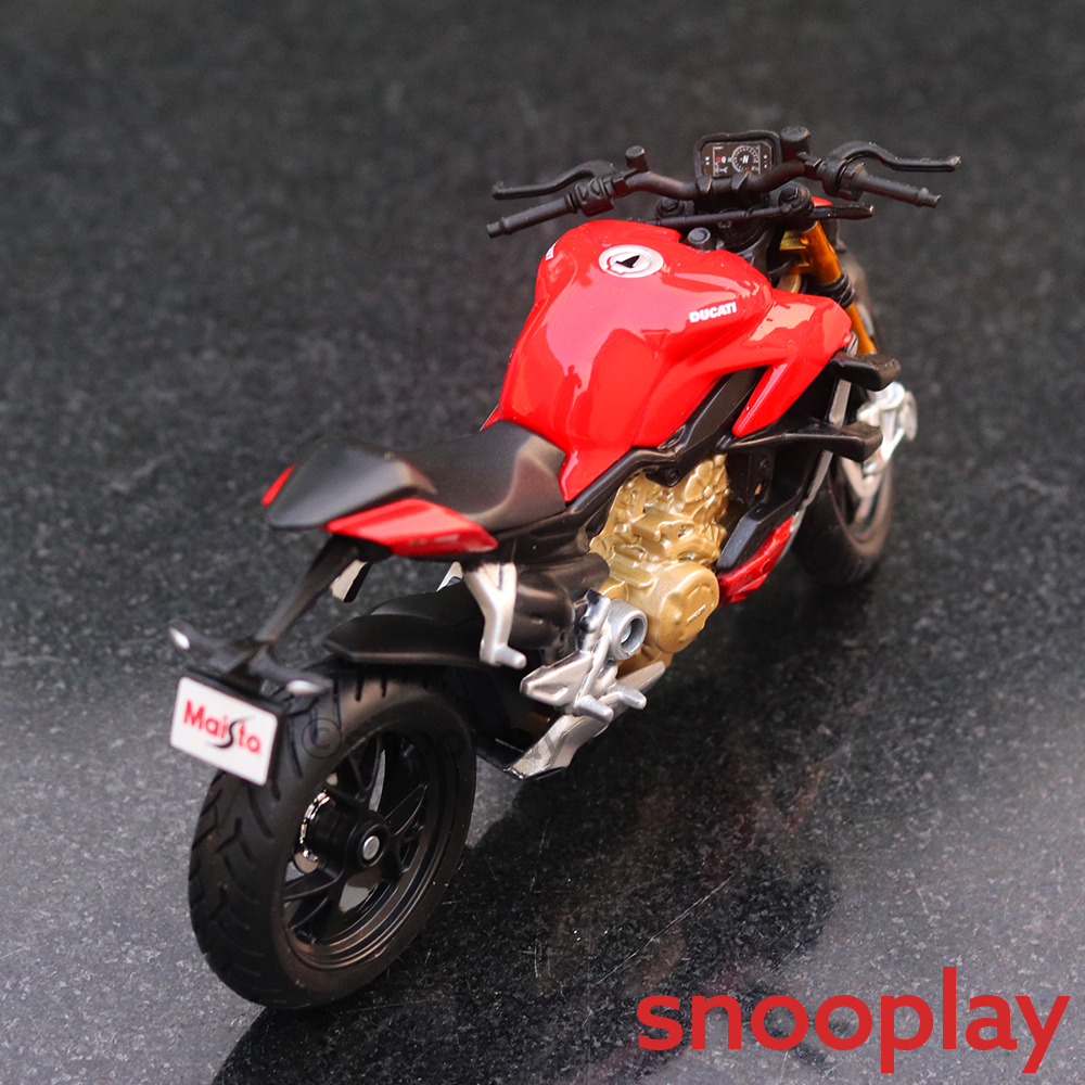 Licensed Ducati Super Naked V4s Diecast Bike Model (1:18 Scale)