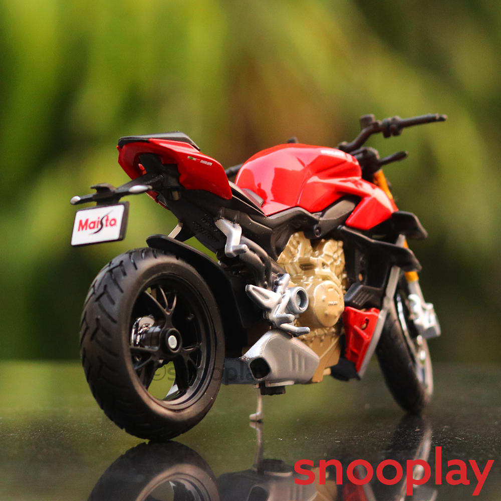 Licensed Ducati Super Naked V4s Diecast Bike Model (1:18 Scale)