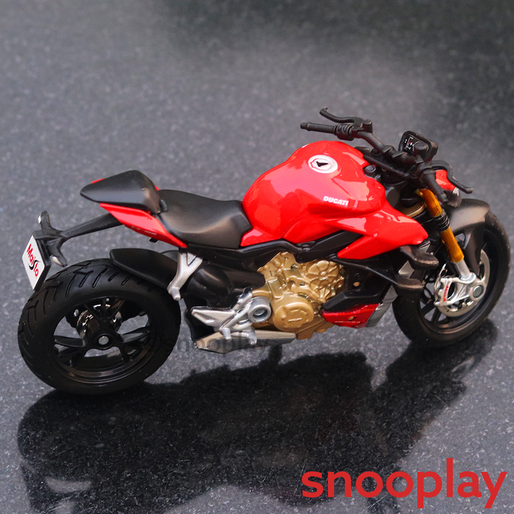 Licensed Ducati Super Naked V4s Diecast Bike Model (1:18 Scale)