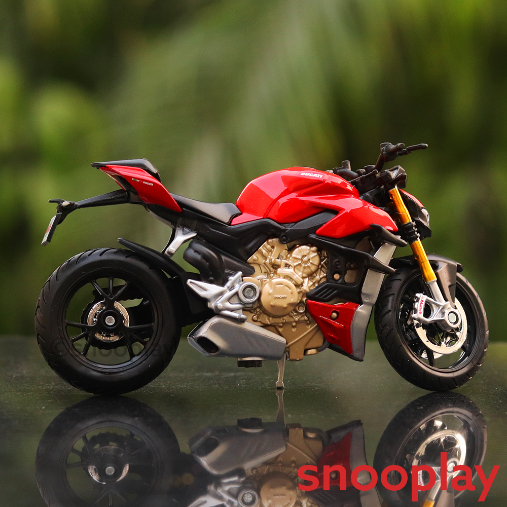 Licensed Ducati Super Naked V4s Diecast Bike Model (1:18 Scale)