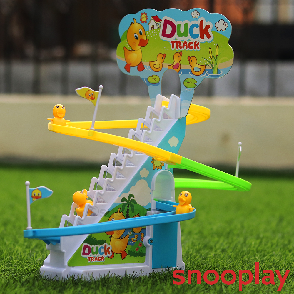 Electronic Duck Track Set for Kids- comes with light & sound