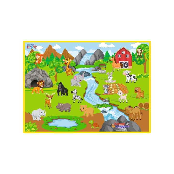 Animal Kingdom Activity Mat (Animal Educational Activity Mat)