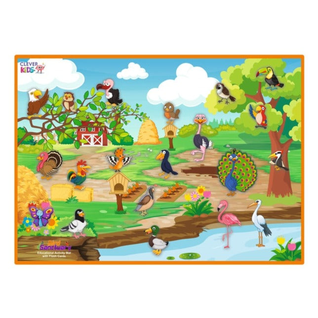 Bird Sanctuary Activity Mat (Birds Educational Activity Mat)