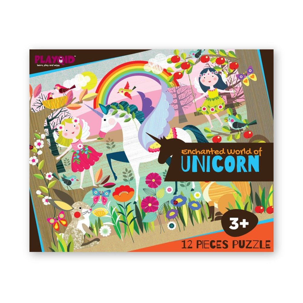 Enchanted World Of Unicorn Puzzle For Kids