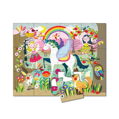 Enchanted World Of Unicorn Puzzle For Kids