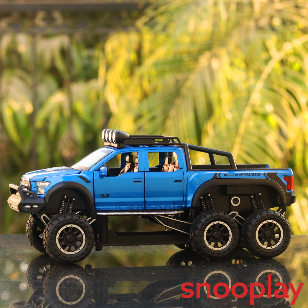 Diecast Truck resembling (2406) Ford Raptor 1:24 - With Lights (Assorted Colours)