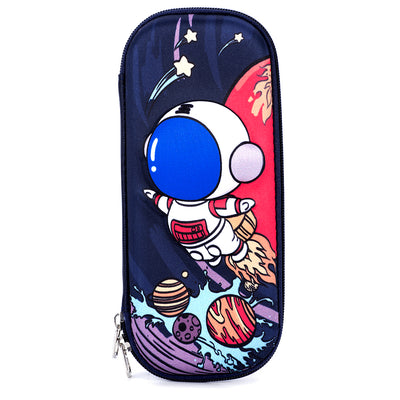 3D Astronaut Pencil Case-blue