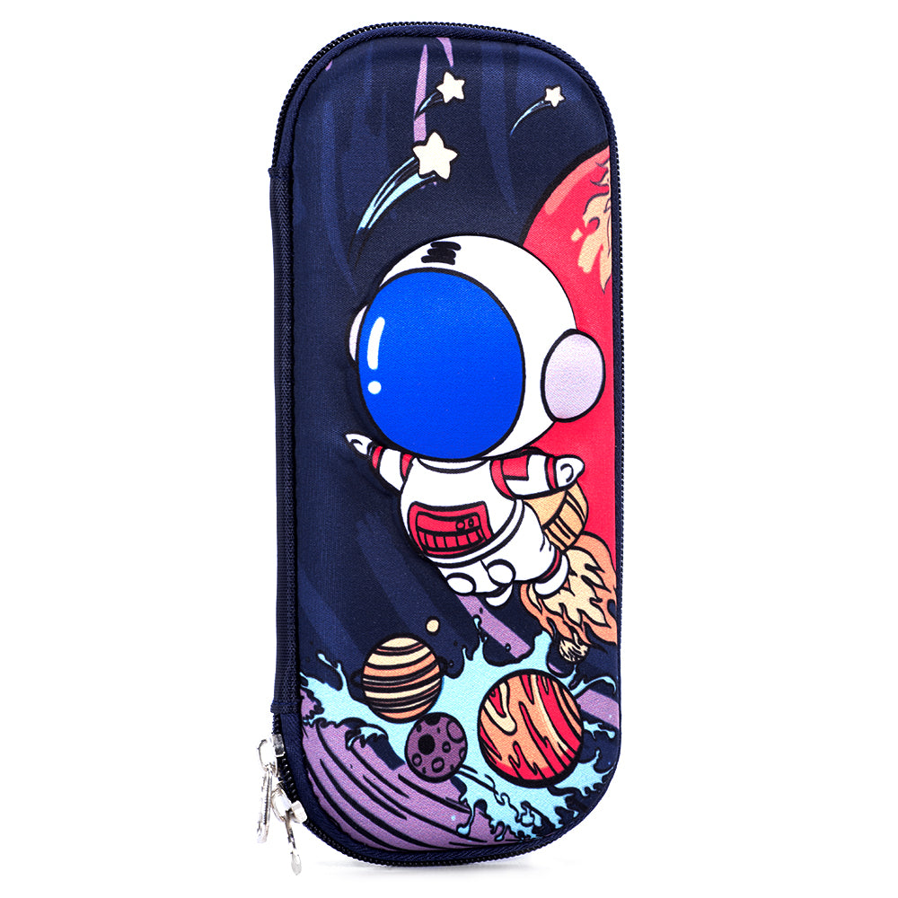 3D Astronaut Pencil Case-blue