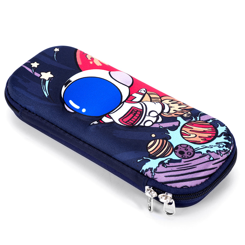 3D Astronaut Pencil Case-blue