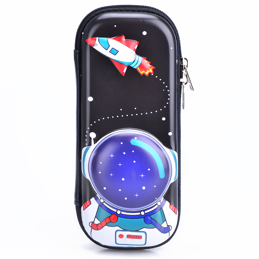 3D Pencil Case Astronaut-Black