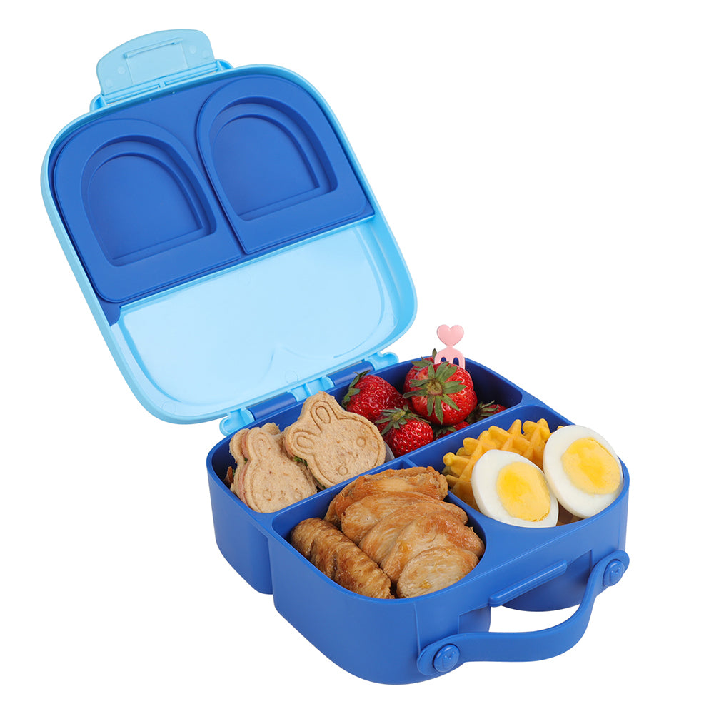 Bento Lunch Box w/t handle- Blue