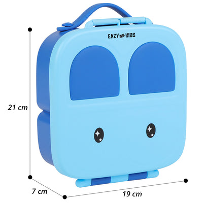 Bento Lunch Box w/t handle- Blue