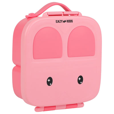 Eazy Kids Bento Lunch Box w/t handle- Pink