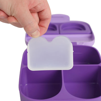 Bento Lunch Box w/t handle- Purple