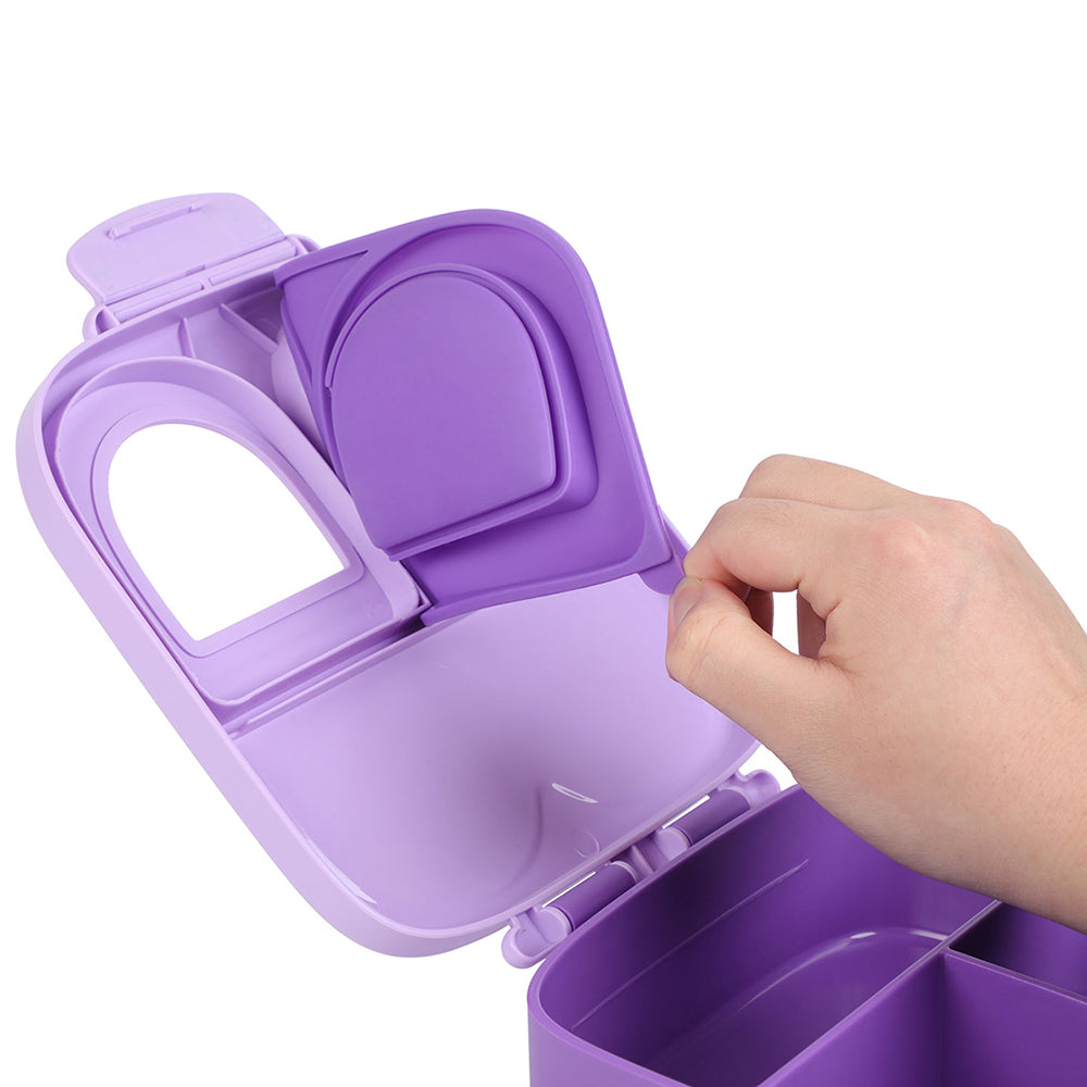 Bento Lunch Box w/t handle- Purple