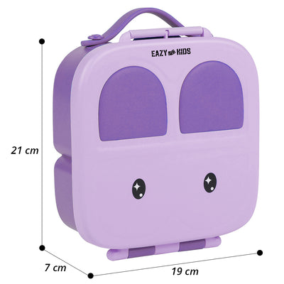 Bento Lunch Box w/t handle- Purple