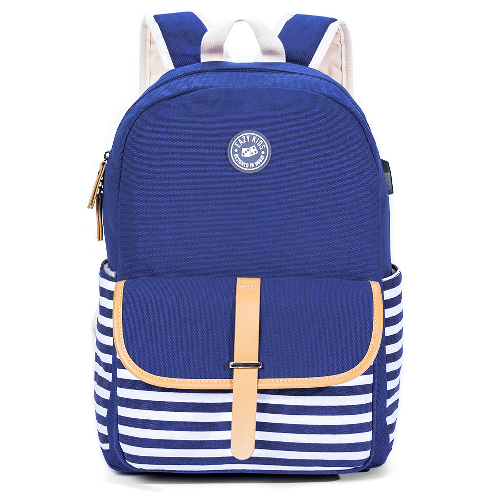 Classic School Bag-Blue