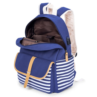 Classic School Bag-Blue