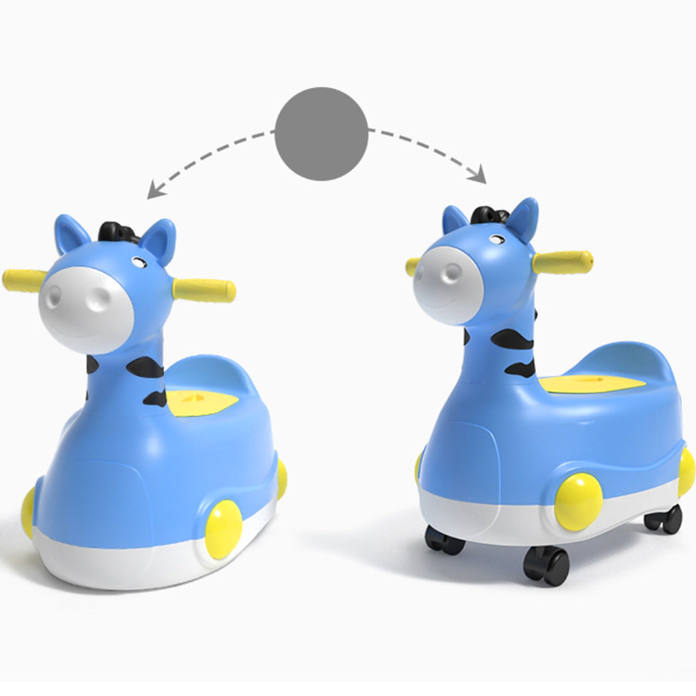 Horse Potty Car - Blue