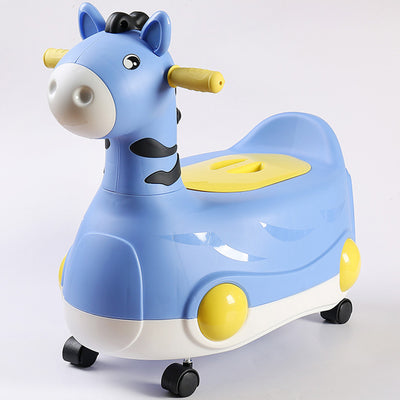 Horse Potty Car - Blue