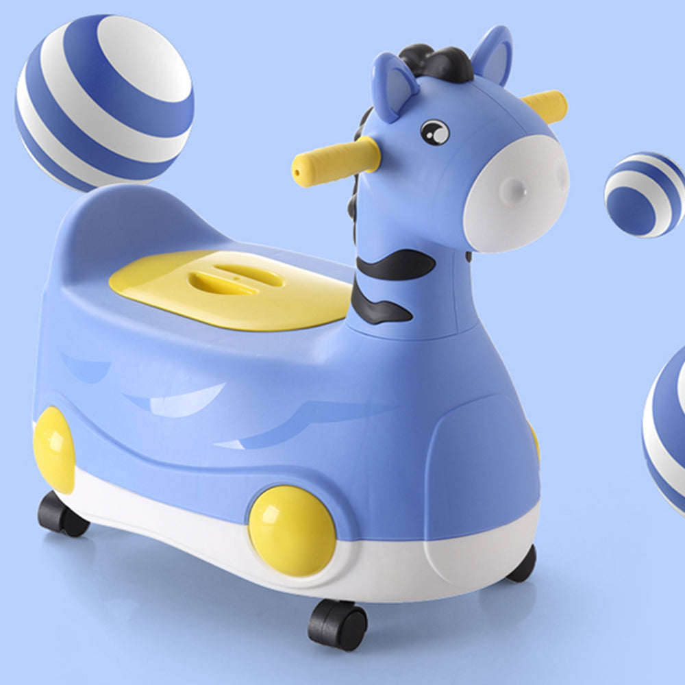 Horse Potty Car - Blue