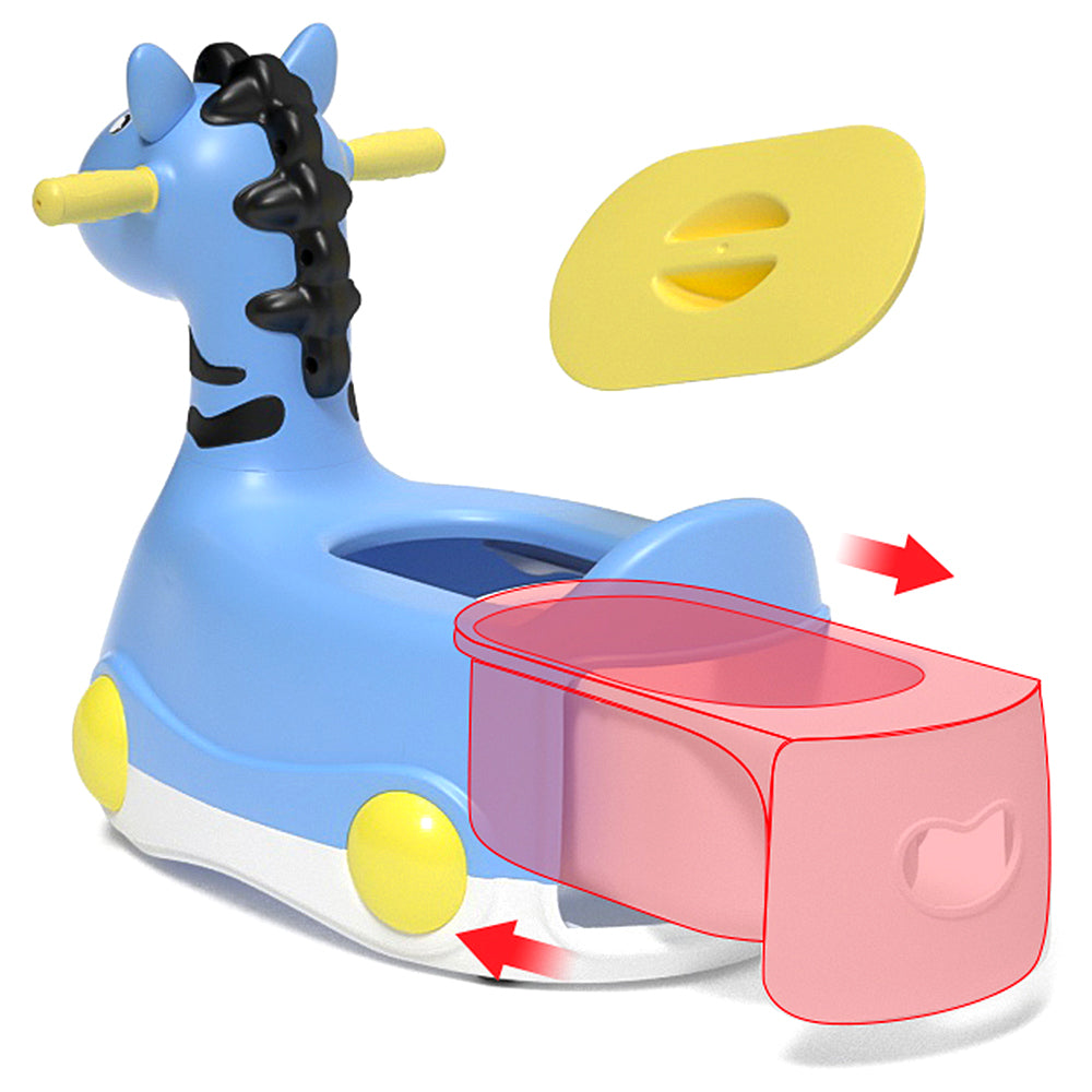 Horse Potty Car - Blue