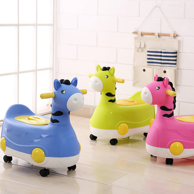 Horse Potty Car - Blue