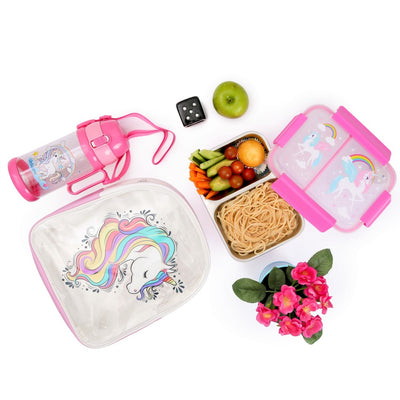 Steel Bento Insulated Lunch Box - Pink