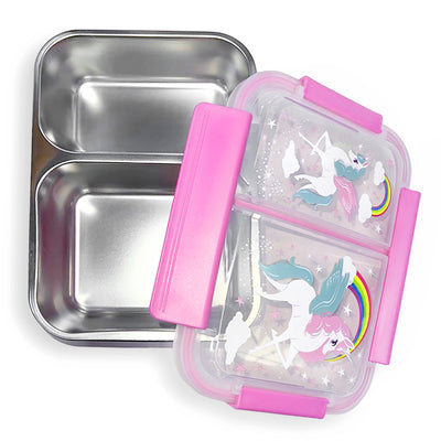 Steel Bento Insulated Lunch Box - Pink