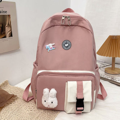 Vogue School Bag-Pink