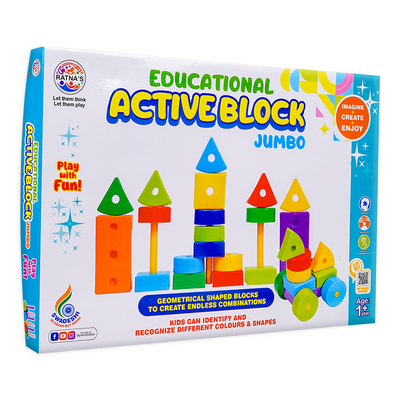 Active Block Jumbo - Building Block & Construction Game