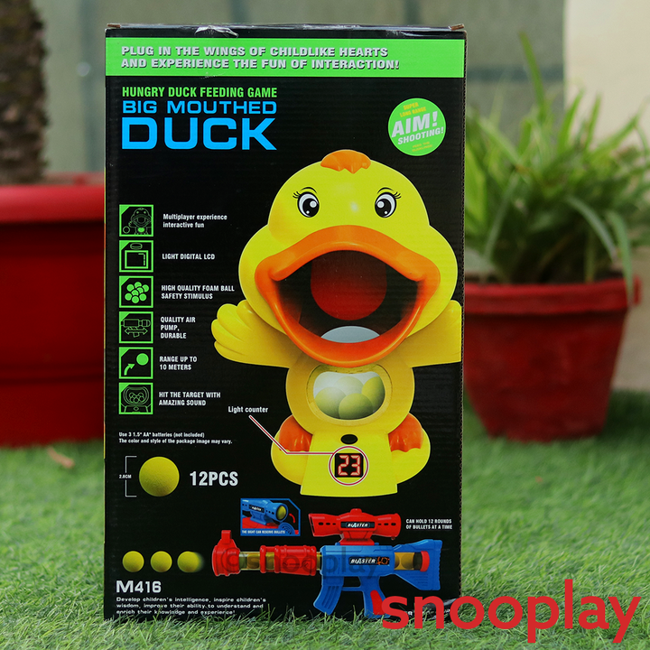 Electronic Hungry Duck Feeding Game - Aim & Target