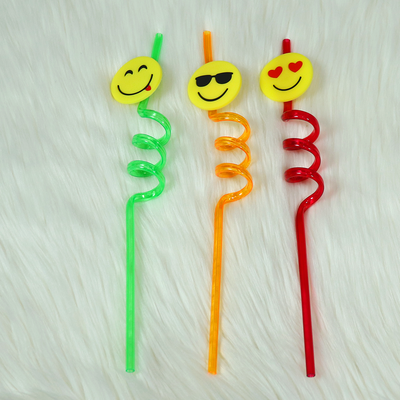 Emoji Straws (Set of 3 Quirky Straws)