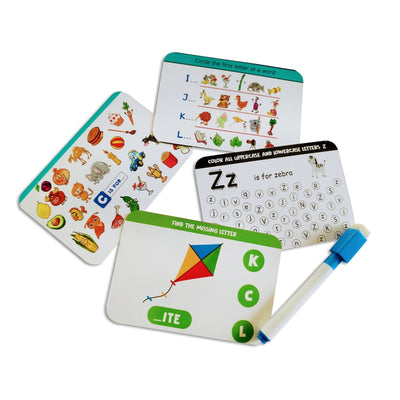 Alphabet Flashcards with Activity- Pack of 26