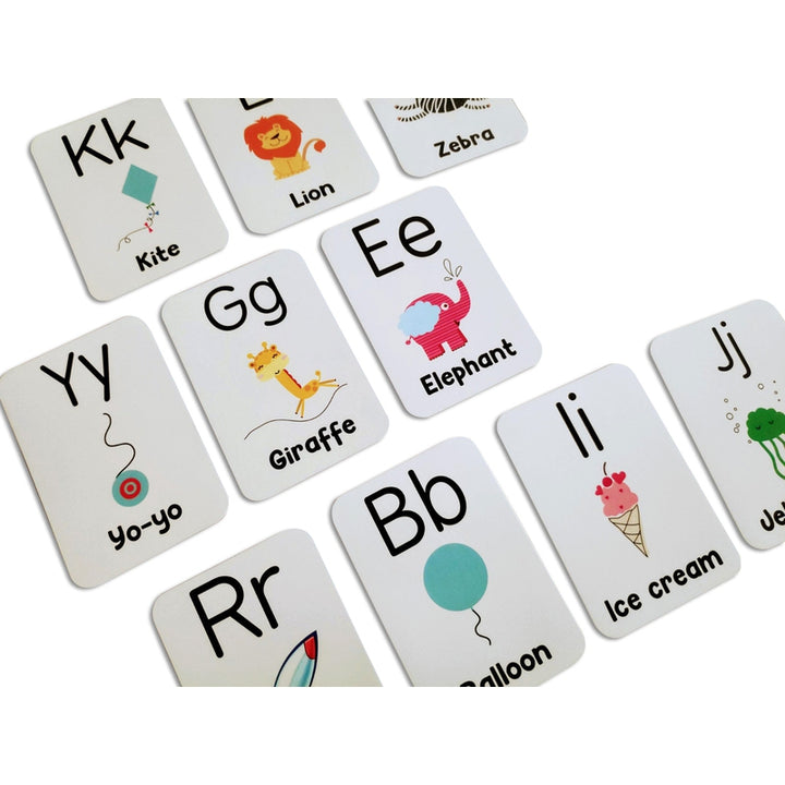 Alphabet Flashcards with Activity- Pack of 26