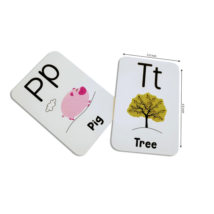 Alphabet Flashcards with Activity- Pack of 26