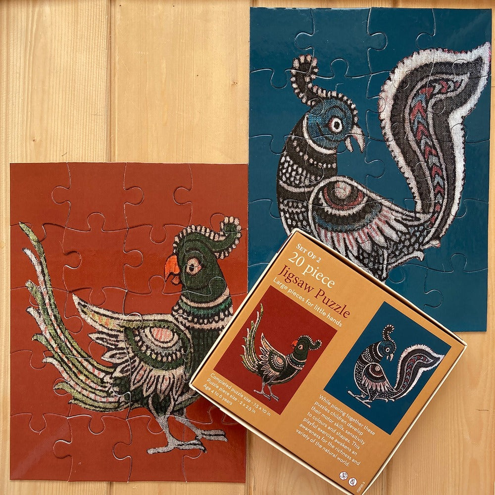 Jigsaw Puzzle 20 PC - Kalamkari Birds