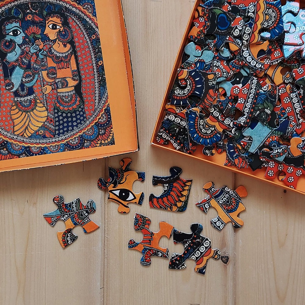 Jigsaw Puzzle 63 PC - Madhubani