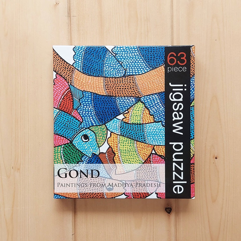 Jigsaw Puzzle 63 PC - Gond Fish