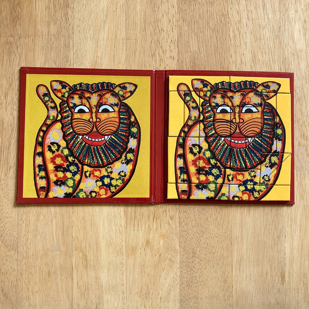 Magnetic Puzzle - Kalighat Pat Lion