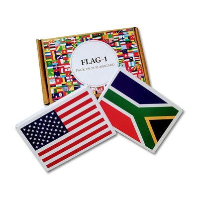 Flags Part 1 Flashcards- Pack of 24