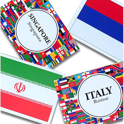 Flags Part 1 Flashcards- Pack of 24