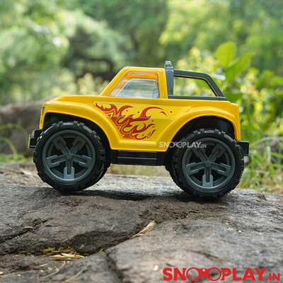 Amolak Formula Jeep Off-Road Car (Friction Powered Toy Car SUV)