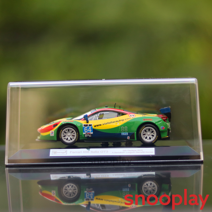 Original & Licensed Ferrari 458 Italia GT3 Diecast Car Model (1:43 Scale)