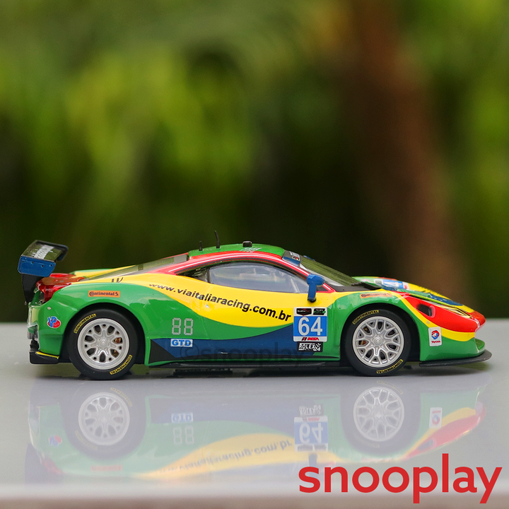 Original & Licensed Ferrari 458 Italia GT3 Diecast Car Model (1:43 Scale)