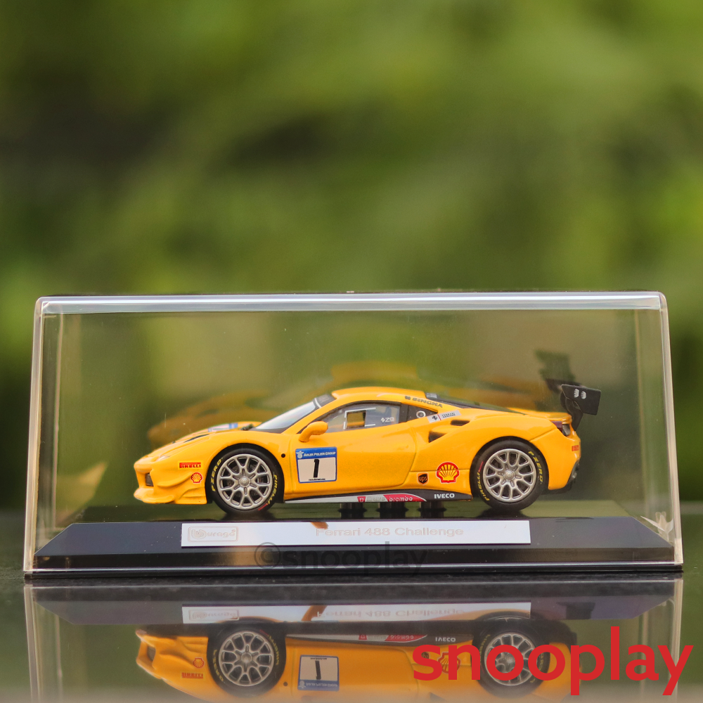 Original & Licensed Ferrari 488 Challenge Diecast Car Model (1:43 Scale)