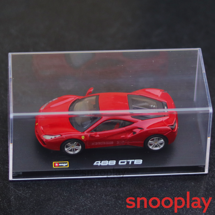 Original & Licensed Ferrari 488 GTB Diecast Car Model (1:43 Scale)